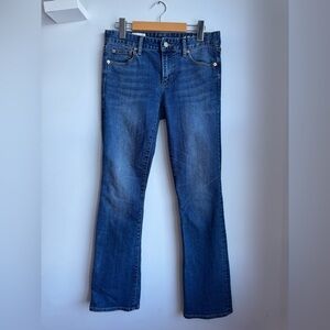 🎉 GAP Women's Mid Rise Slim Boot Cut Jeans